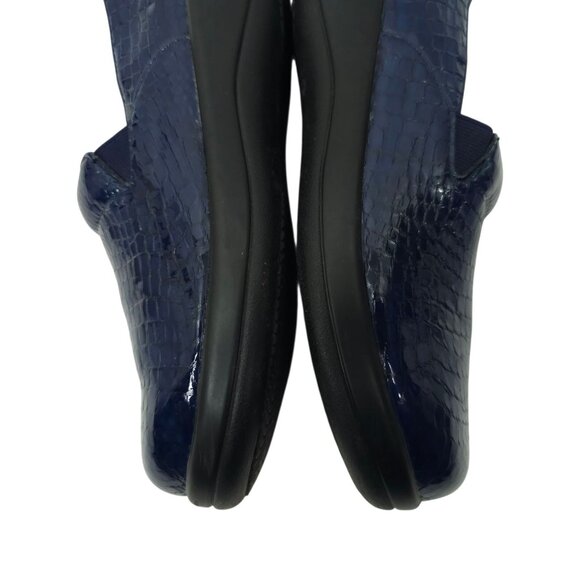 Alegria Reptile Print Slip On Clog Women US 9 EU 39 Leather Comfort Shoe KEL-805 - Picture 15 of 16